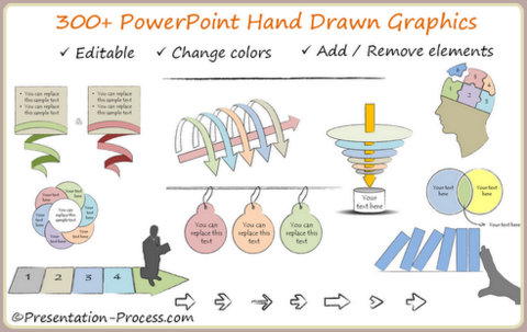 300+ Hand Drawn Graphics for PowerPoint