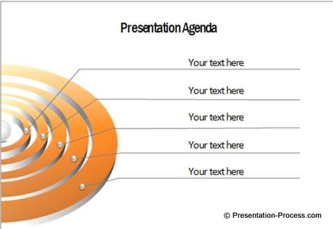 Presentation Agenda PowerPoint Diagram