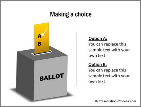 Ballot Box Graphic from POwerPoint CEO pack 2