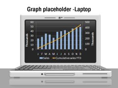 Laptop Chart Placeholder