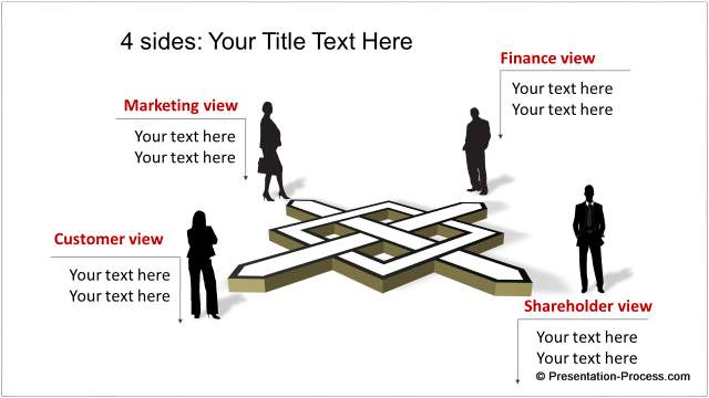 4 Sides Unique Diagram