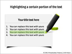 Highlighting Text Template