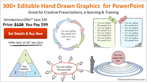 PowerPoint Hand Drawn Graphics Pack