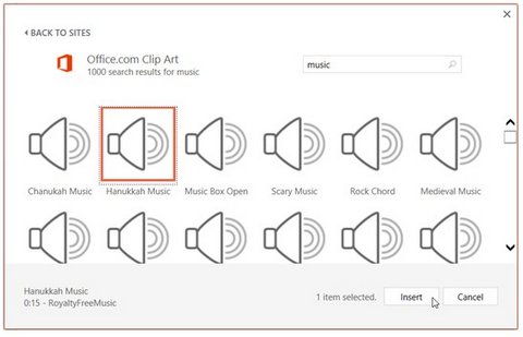 Microsoft Office Audio Clips