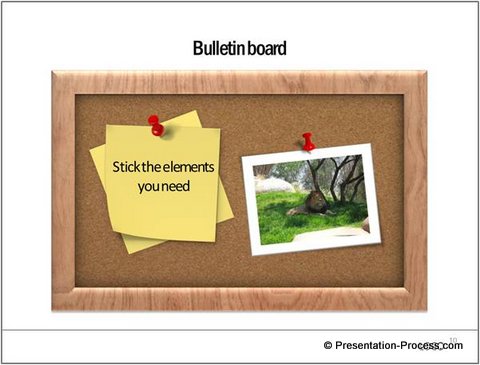 Notice Board Graphic from PowerPoint CEO Pack