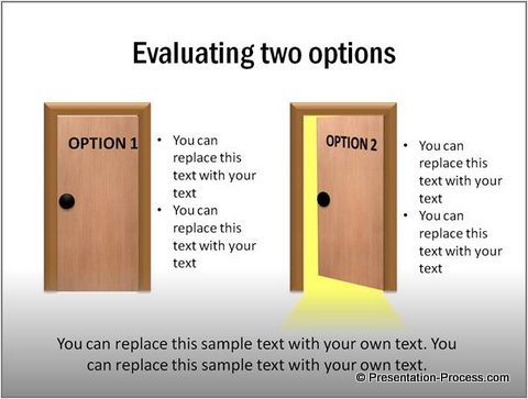 Evaluate Options PowerPoint Template