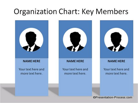 Organization chart Diagram with shape subtract