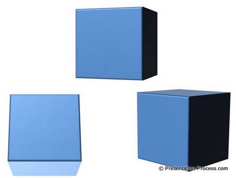 PowerPoint 3D Cube