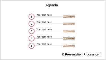 Animated Agenda List