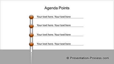 PowerPoint Bar with Agenda