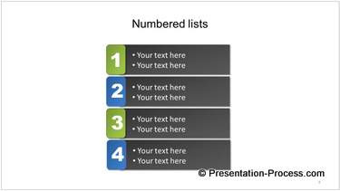 Stylish Numbered List