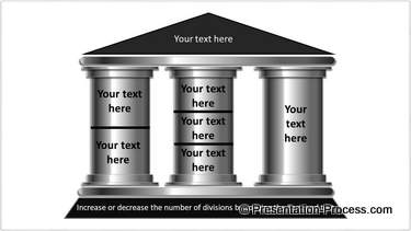 3 Column 3D Pillar