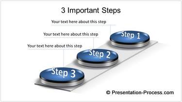PowerPoint 3D Steps