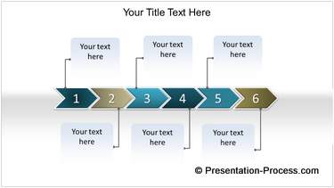 Chevron PowerPoint Roadmap