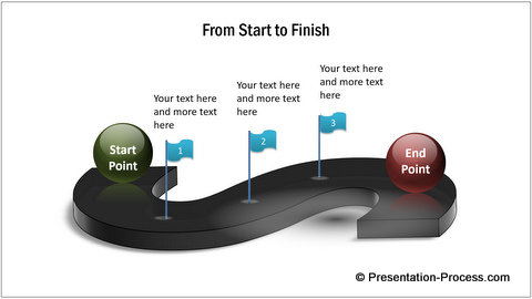 powerpoint-timeline-template-ceo-pack-004 3D Start to Finish PowerPoint Timeline
