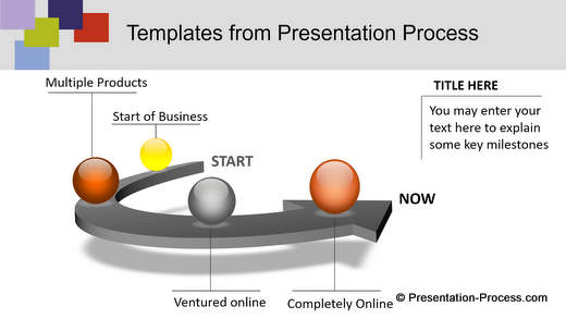 PowerPoint themed template with diagrams