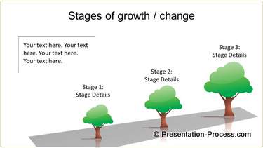 Tree growth timeline