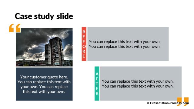 Case study template ppt
