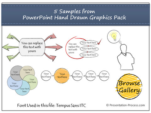 Download 5 Samples from Hand Drawn Graphics Pack