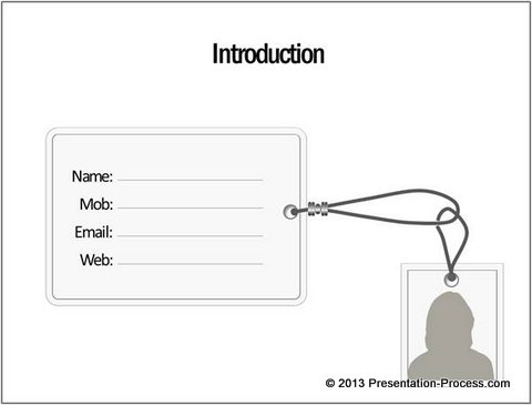 Self introduction powerpoint template