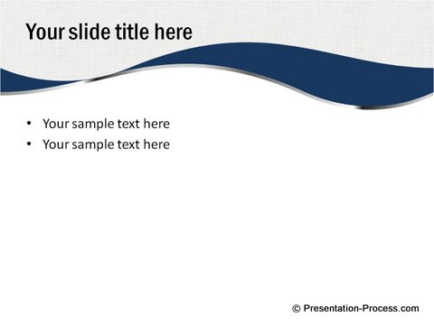 PowerPoint Curved Design Template