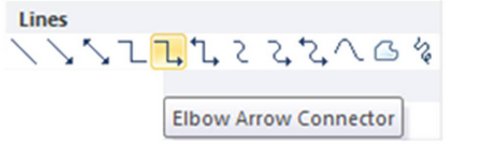 Elbow Arrow Connector