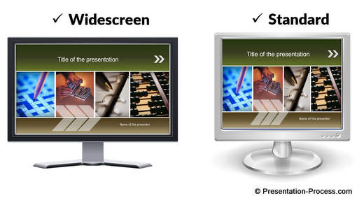 Widescreen and standard Title Templates