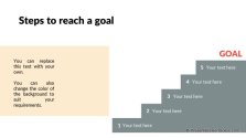 Steps to reach a goal