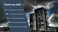 Thank you slide with image