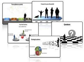 Combined PowerPoint Diagram Templates