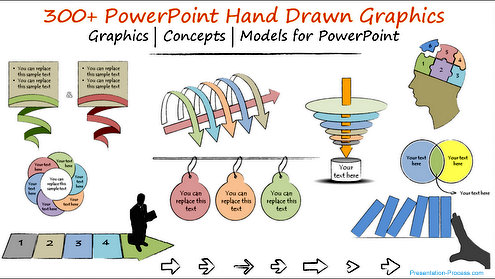PowerPoint Hand Drawn Graphics Pack