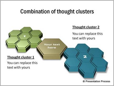3D Cluster Diagram from PowerPoint CEO pack 2 3D Cluster Diagram from PowerPoint CEO pack 2