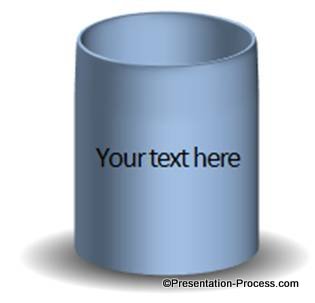 3D PowerPoint Cylinder