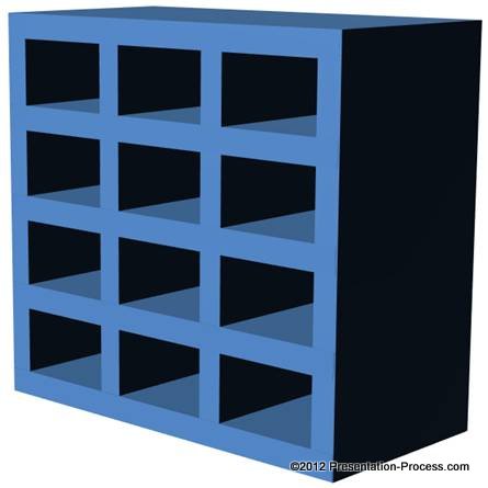 3D PowerPoint Graphic - Cupboard