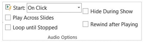 4 Audio Options in Playback 4 Audio Options in Playback