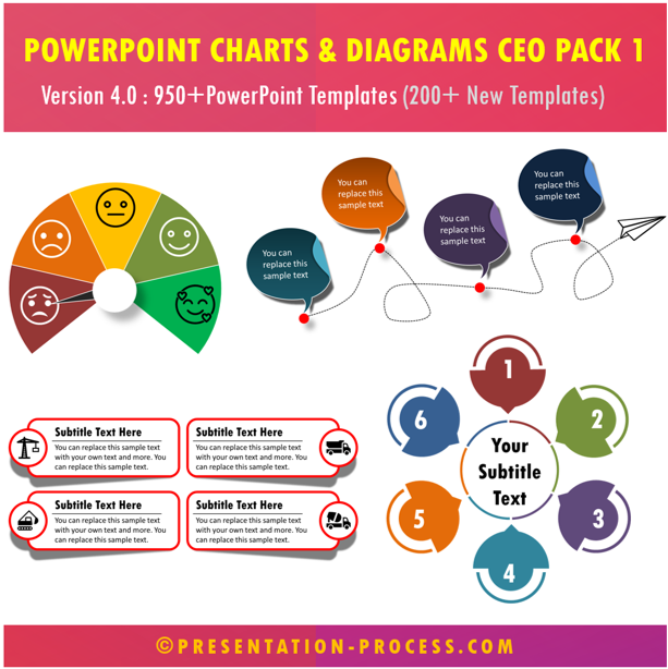 Ceo Pack 750 Powerpoint Smartart Templates Ceo Pack