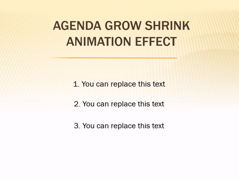Custom Animated Agenda Slide In PowerPoint Custom Animated Agenda Slide In PowerPoint