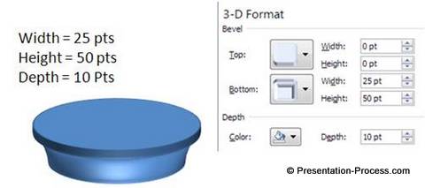 Width and Height to Pin