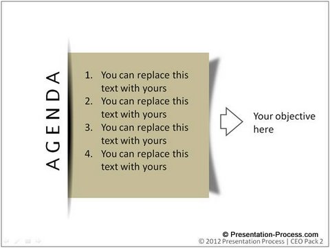 Powerpoint Effect To Create Sticky Note Presentation Process Creative Presentation Ideas