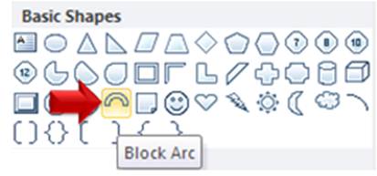 Block Arc for Handle