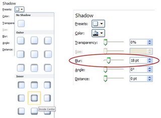 Format Shape to Blur