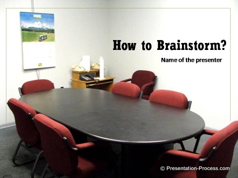 brainstorm Meeting Title Slide Design brainstorm Meeting Title Slide Design