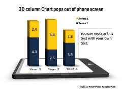 3d column chart Popout