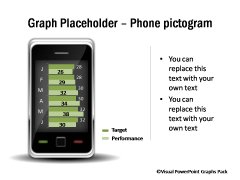 Smart Phone Background for PowerPoint Chart