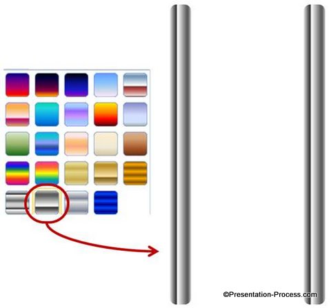 Chrome Fill Gradient for ladder Chrome Fill Gradient for ladder