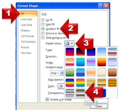Chrome fill for arc Chrome fill for arc