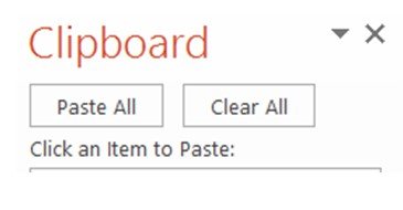 Clear All Paste All Option Clipboard