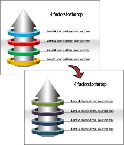 color beautiful PowerPoint slide