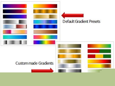 Compare custom to default color shades