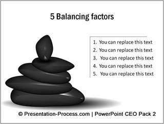 Balancing Factors Concept from PowerPoint CEO Pack 2